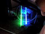 60,000 mcd green led string vs blue luxeon rebel high binn