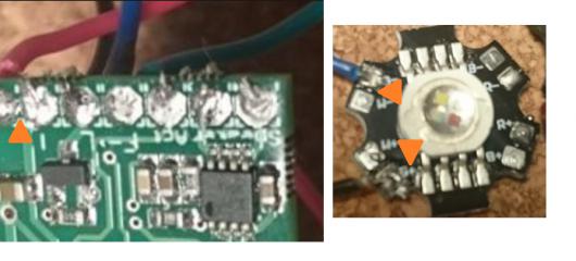Sound and LED boards solder points.jpg